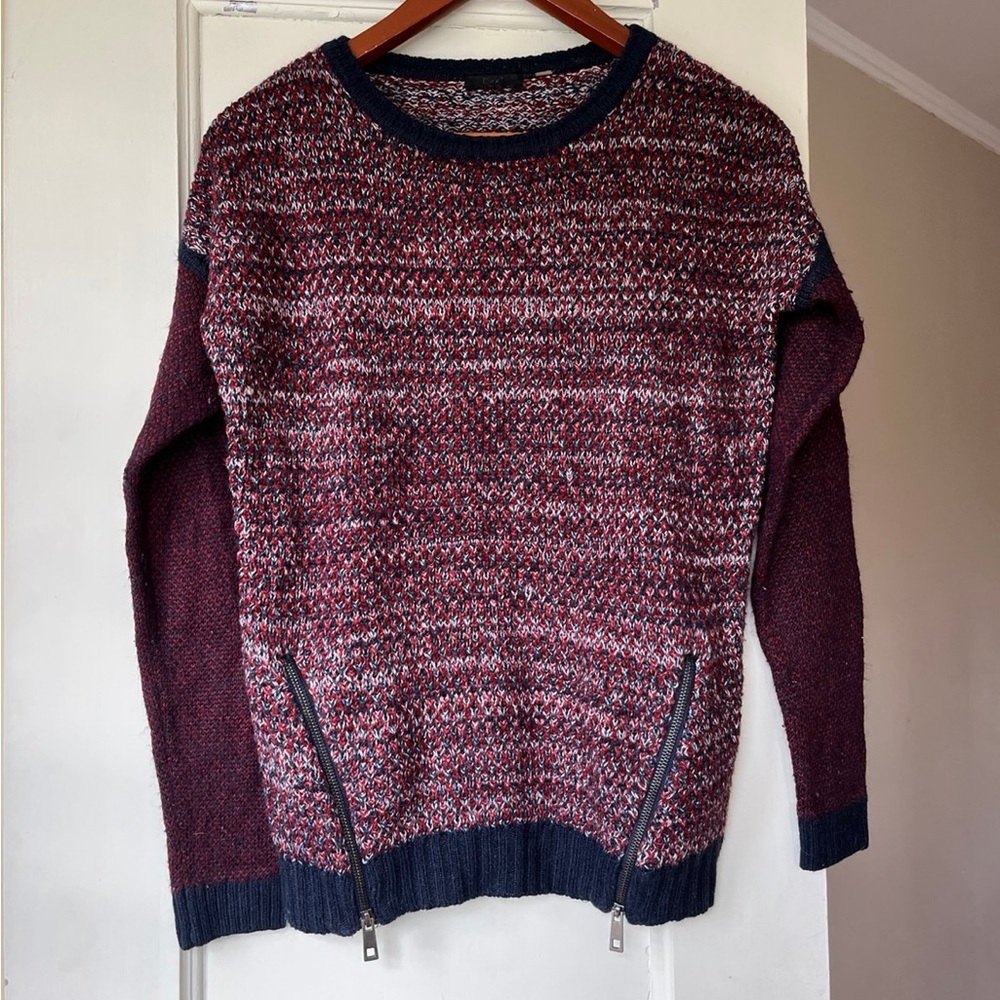 Dex Sweater Color Block Zippers